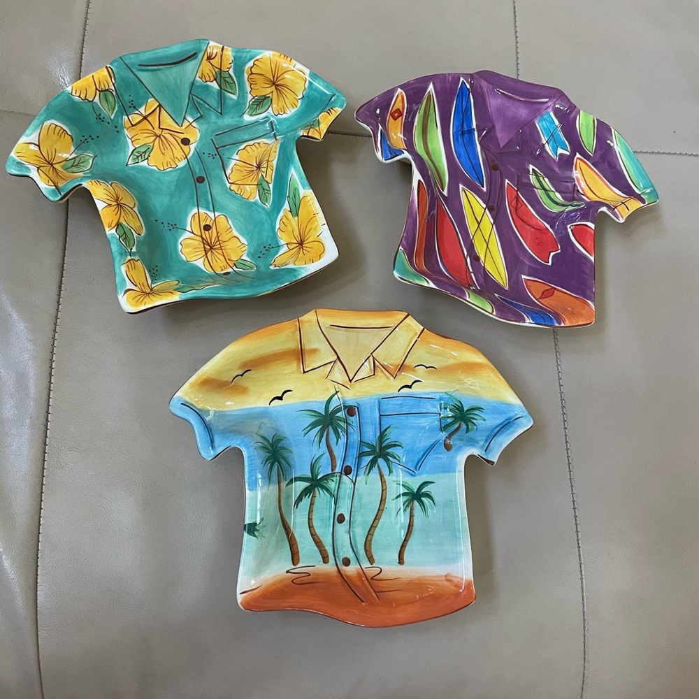 Clay Art Hawaiian Shirts Pottery Dishes